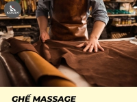 Ghế massage được làm từ chất liệu da gì?