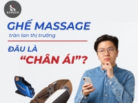 Ghế massage tràn lan thị trường, đâu là chân ái