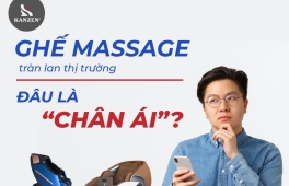 Ghế massage tràn lan thị trường, đâu là chân ái